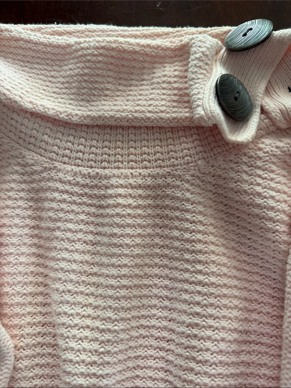 Cato Pale Pink Cable Knit Turtleneck Sweater